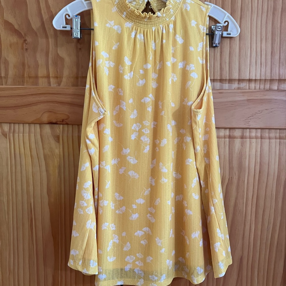 Apt. 9 Yellow Floral Camisole